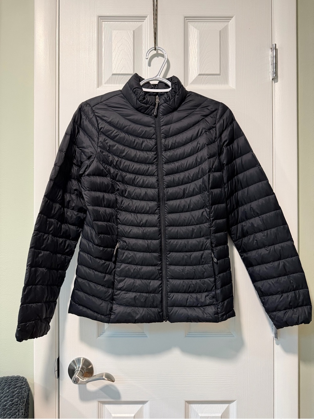 32 Degrees Women's XS Black Lightweight Down Puffer Jacket No Hood